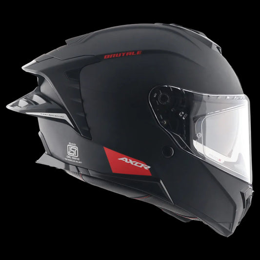 CASCO BRUTALE NEGRO SOLIDO