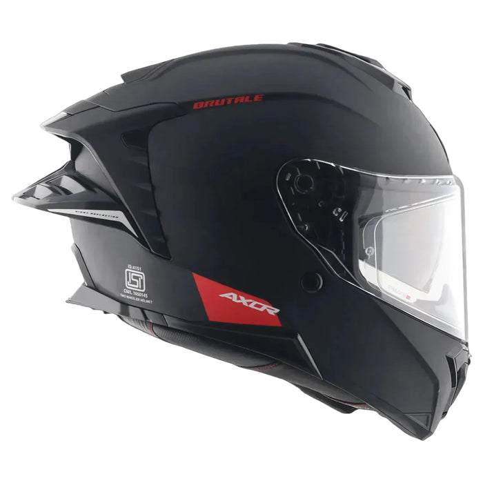 CASCO BRUTALE NEGRO SOLIDO
