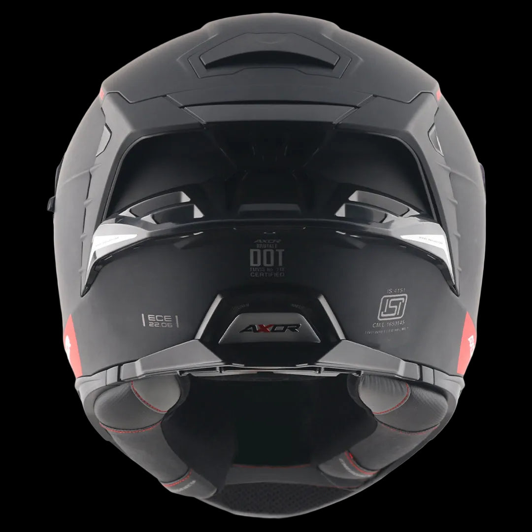 CASCO BRUTALE NEGRO SOLIDO