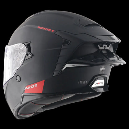 CASCO BRUTALE NEGRO SOLIDO