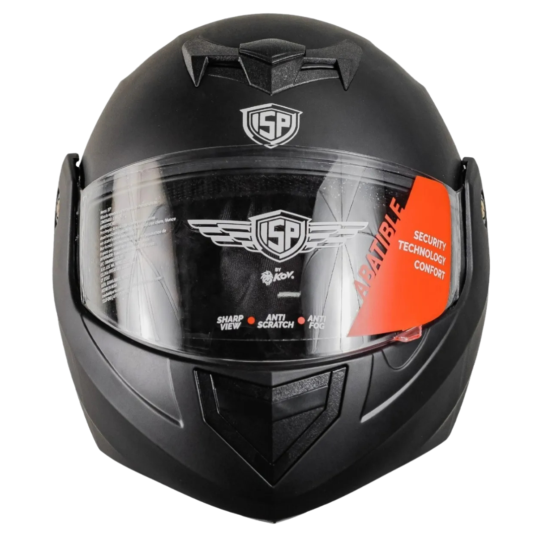 ISP CASCO RAW SOLIDO NEGRO MATE