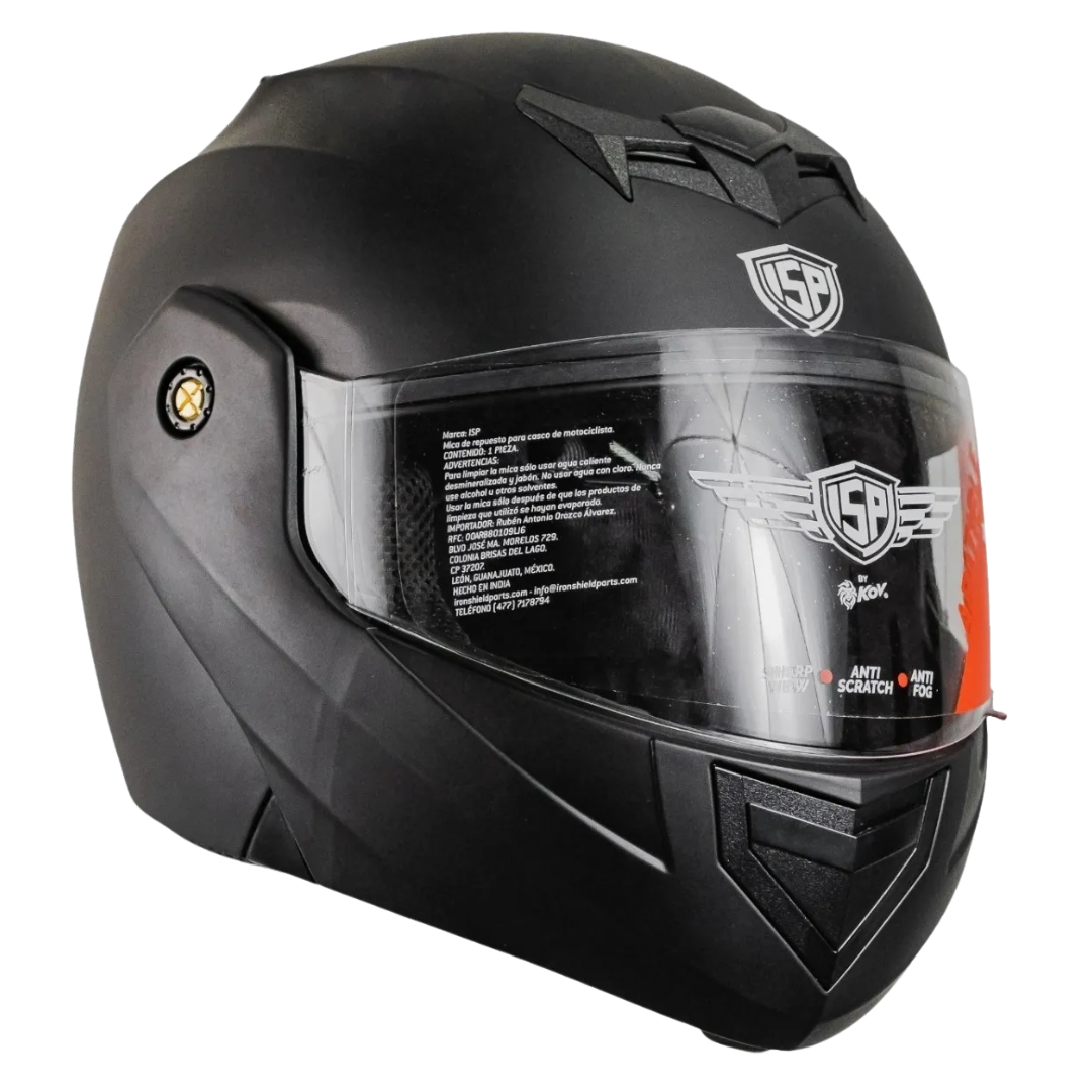 ISP CASCO RAW SOLIDO NEGRO MATE