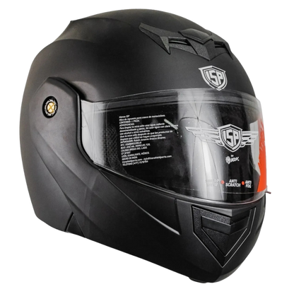 ISP CASCO RAW SOLIDO NEGRO MATE