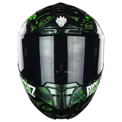 RICK Y MORTY CASCO SNOW RICK SANCHEZ NEGRO