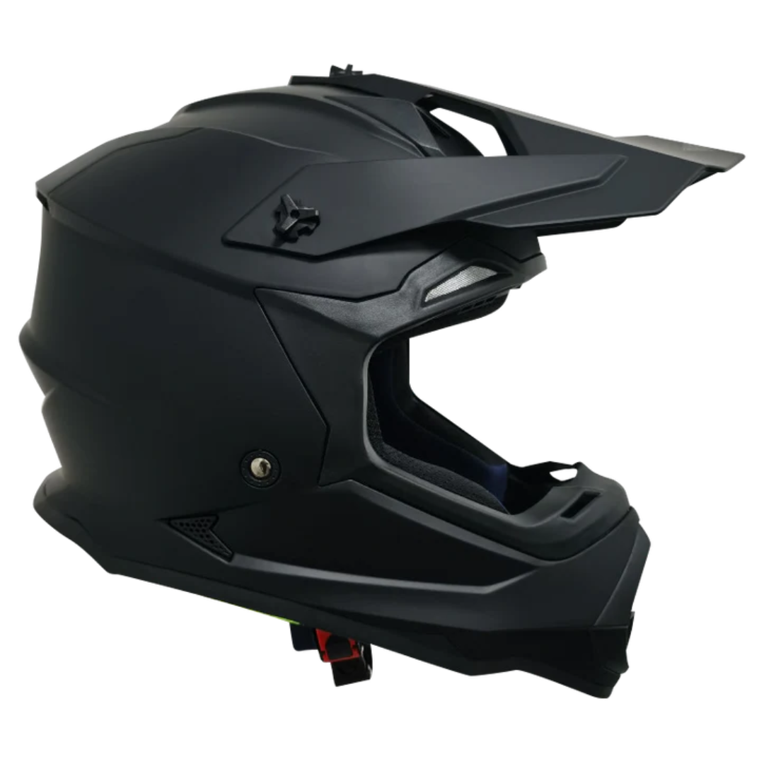 CASCO HUNTER SOLIDO NEGRO MATE