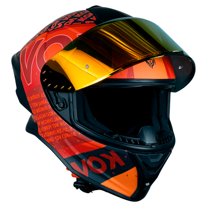 CASCO BUSTER FLOW ROJO Cascos KOV + de motociclista