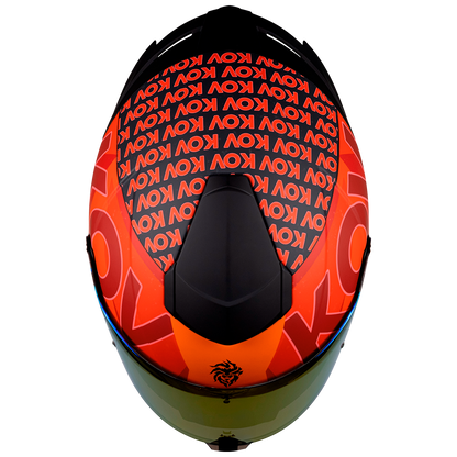 CASCO BUSTER FLOW ROJO Cascos KOV + de motociclista