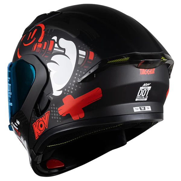 CASCO FURIA TAGGER ROJO