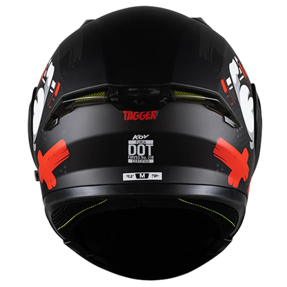 CASCO FURIA TAGGER ROJO