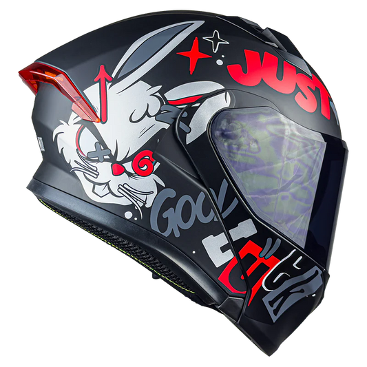 CASCO FURIA KIT N BUN ROJO