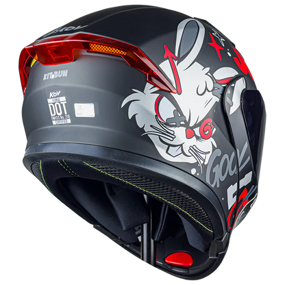 CASCO FURIA KIT N BUN ROJO