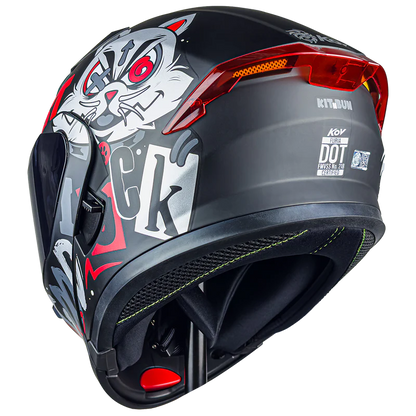 CASCO FURIA KIT N BUN ROJO