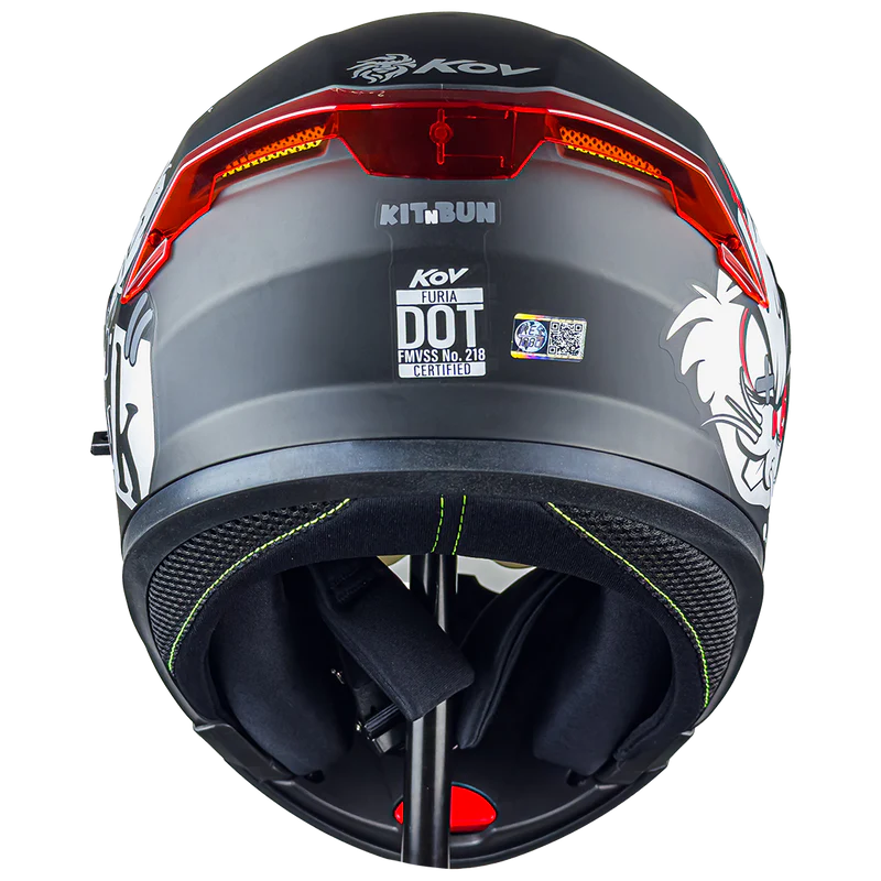 CASCO FURIA KIT N BUN ROJO