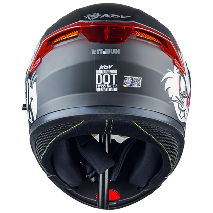 CASCO FURIA KIT N BUN ROJO