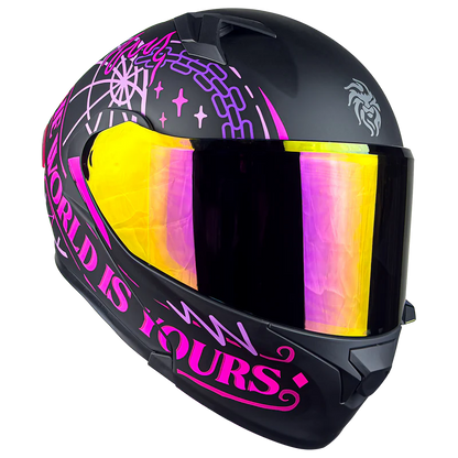 CASCO FURIA NAS ROSA