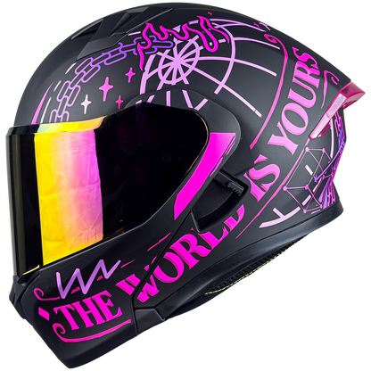 CASCO FURIA NAS ROSA