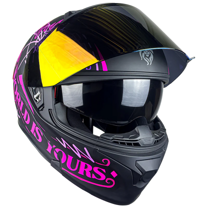 CASCO FURIA NAS ROSA