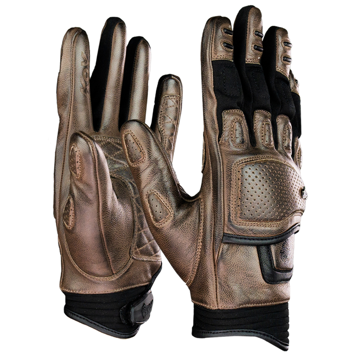 GUANTE KOV PIEL RACER CAFE Guantes KOV + de motociclista