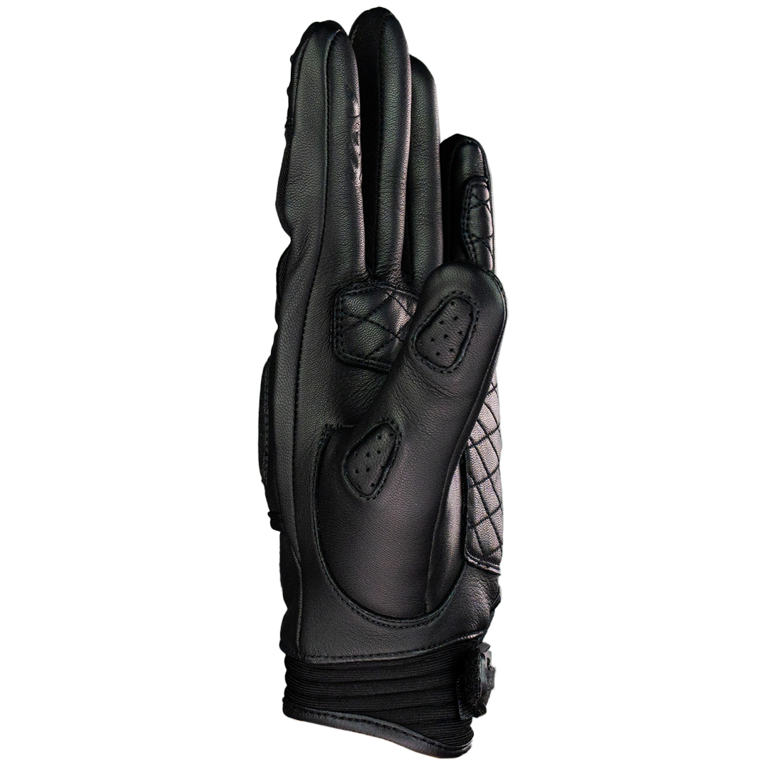 GUANTE KOV PIEL RACER NEGRO Guantes KOV + de motociclista