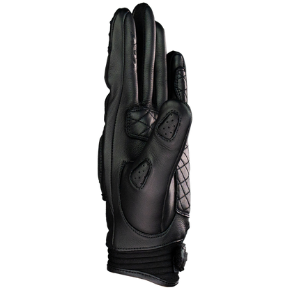 GUANTE KOV PIEL RACER NEGRO Guantes KOV + de motociclista