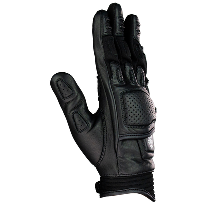 GUANTE KOV PIEL RACER NEGRO Guantes KOV + de motociclista