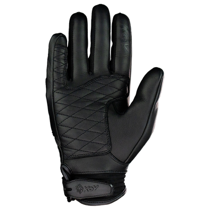 GUANTE KOV PIEL RACER NEGRO Guantes KOV + de motociclista