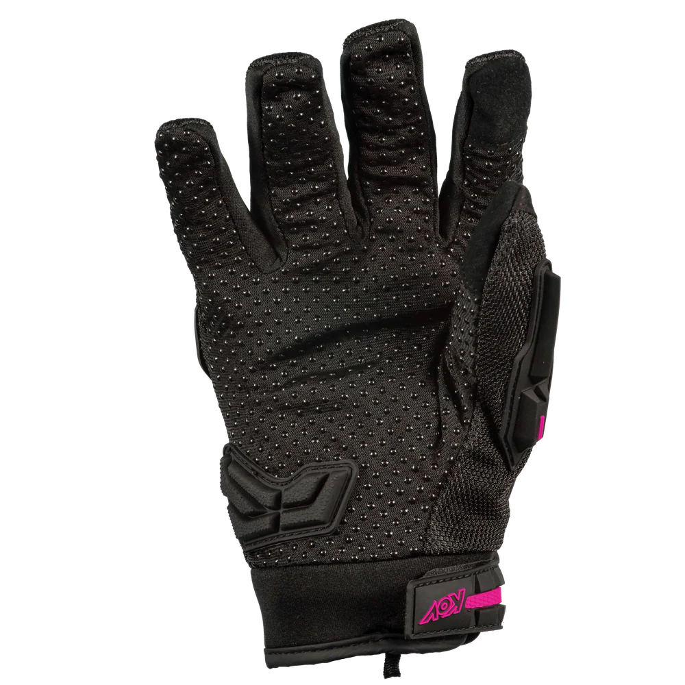 GUANTE KOV DELTA NEGRO / ROSA
