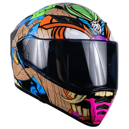 CASCO ESTELAR HAKA CON LUZ LED