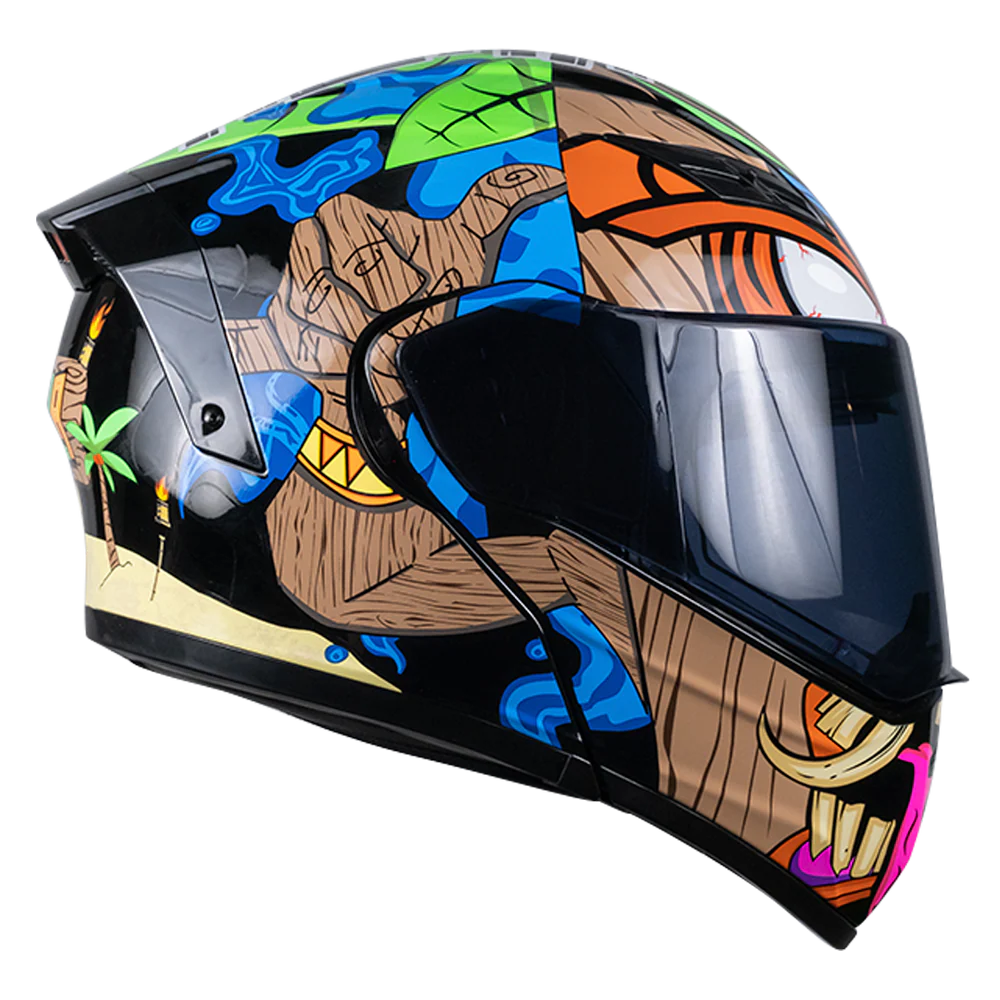 CASCO ESTELAR HAKA CON LUZ LED