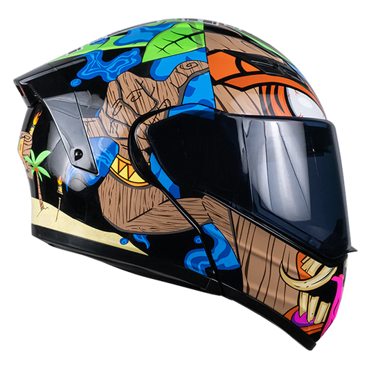 CASCO ESTELAR HAKA CON LUZ LED