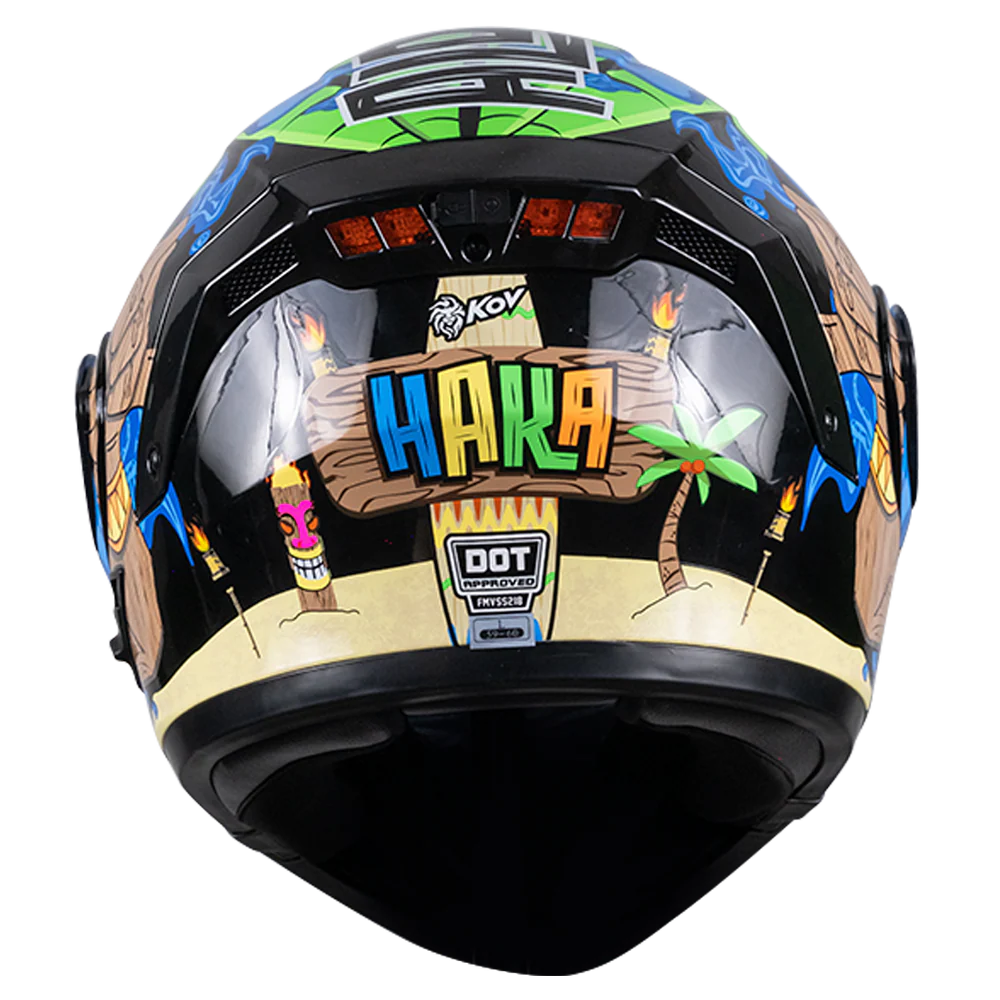 CASCO ESTELAR HAKA CON LUZ LED