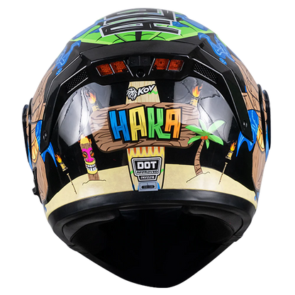 CASCO ESTELAR HAKA CON LUZ LED