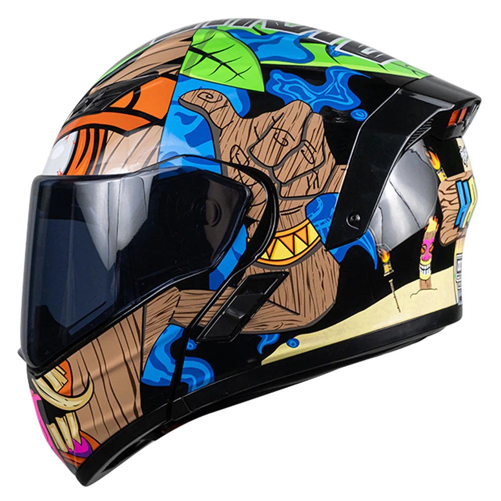CASCO ESTELAR HAKA CON LUZ LED