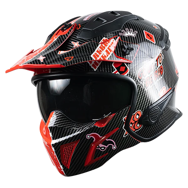 DC CASCO ROCK-O HARLEY QUINN ROJO