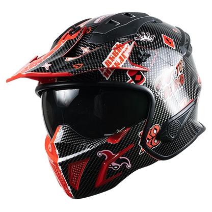 DC CASCO ROCK-O HARLEY QUINN ROJO
