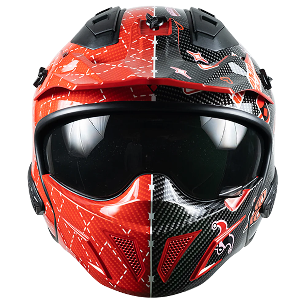 DC CASCO ROCK-O HARLEY QUINN ROJO