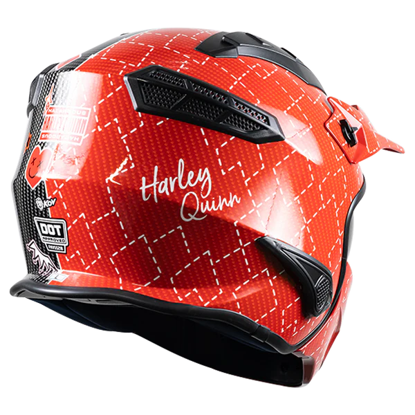 DC CASCO ROCK-O HARLEY QUINN ROJO