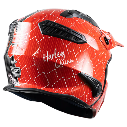 DC CASCO ROCK-O HARLEY QUINN ROJO