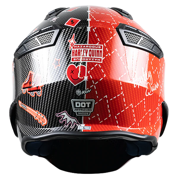 DC CASCO ROCK-O HARLEY QUINN ROJO