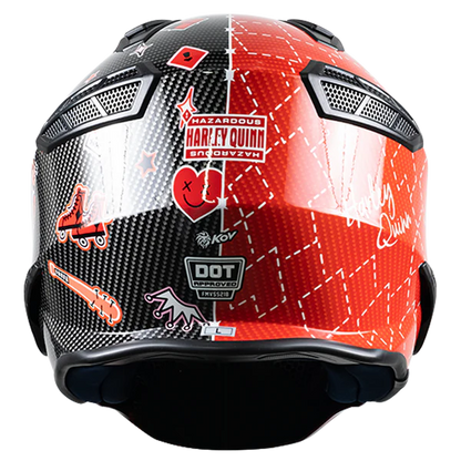 DC CASCO ROCK-O HARLEY QUINN ROJO