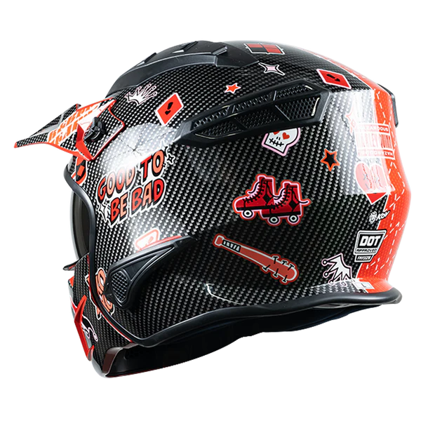 DC CASCO ROCK-O HARLEY QUINN ROJO