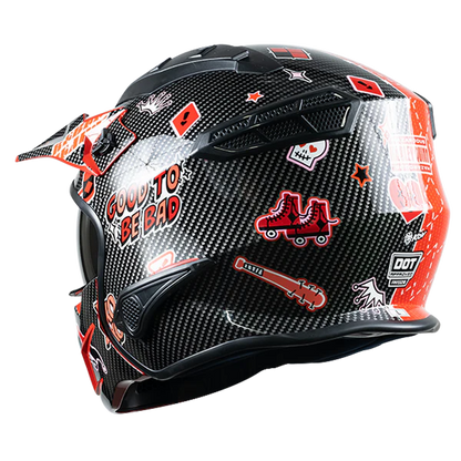 DC CASCO ROCK-O HARLEY QUINN ROJO