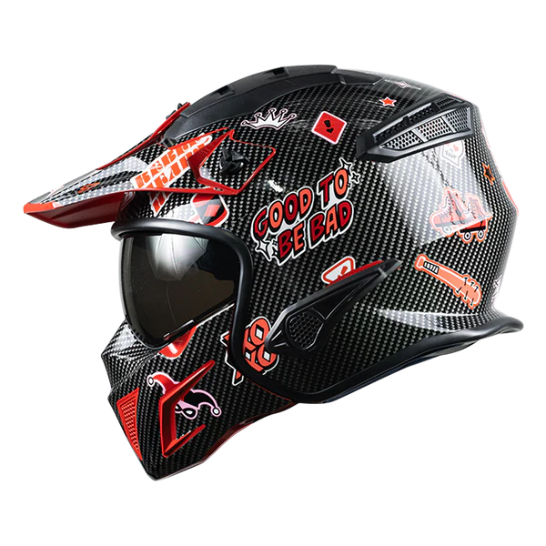 DC CASCO ROCK-O HARLEY QUINN ROJO
