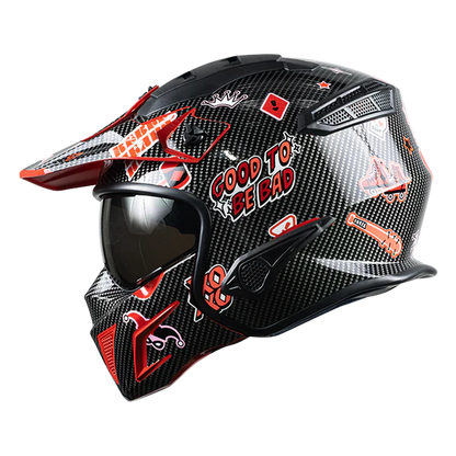 DC CASCO ROCK-O HARLEY QUINN ROJO
