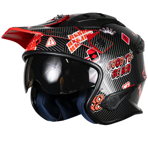 DC CASCO ROCK-O HARLEY QUINN ROJO