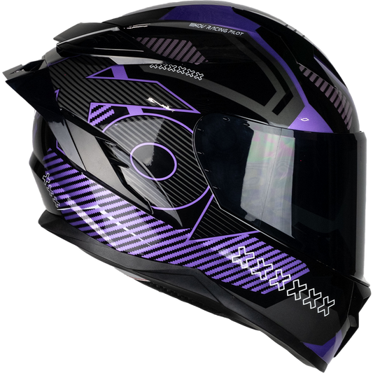 CASCO ARES KNOX MORADO Cascos KOV + de motociclista