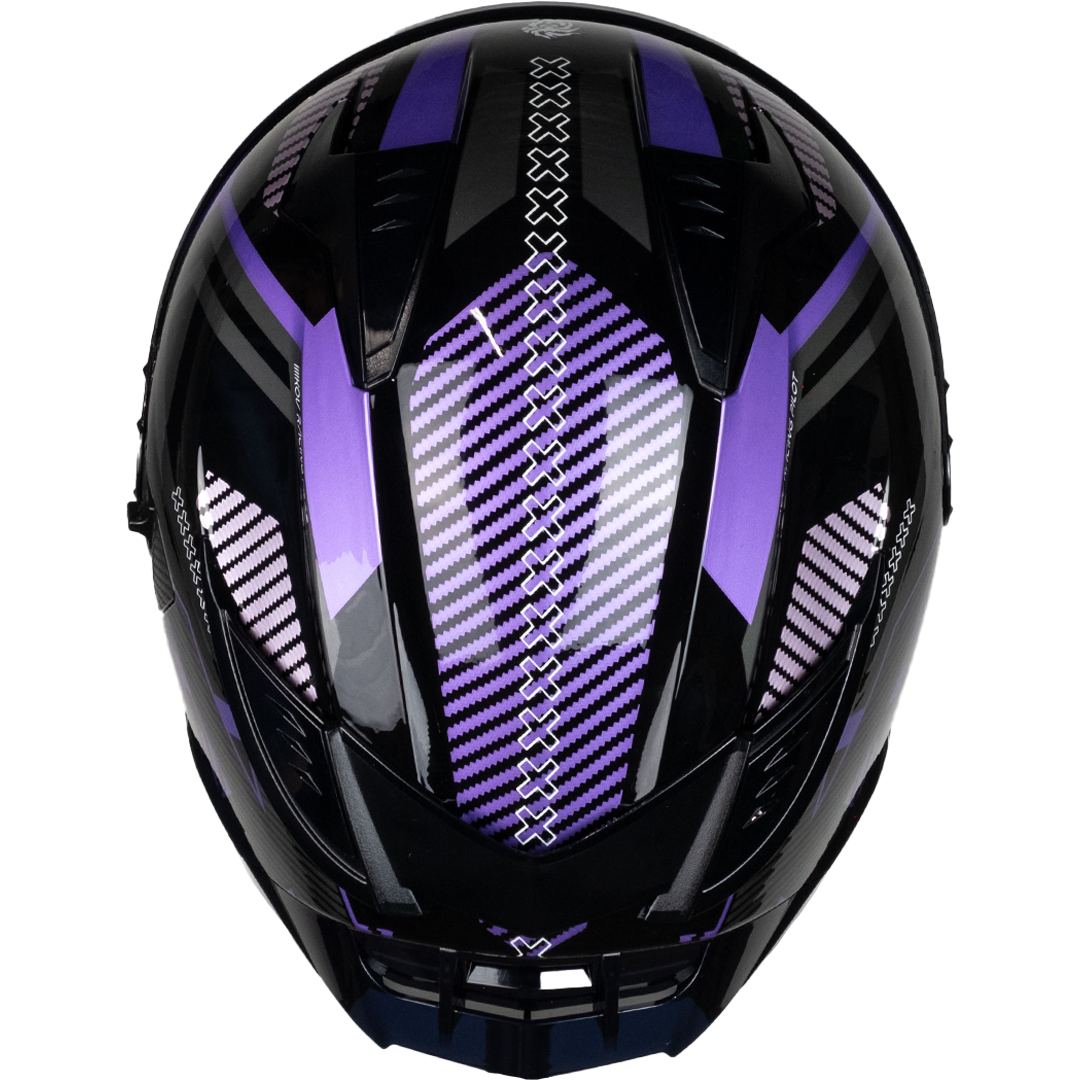CASCO ARES KNOX MORADO Cascos KOV + de motociclista