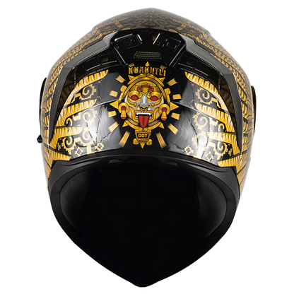 CASCO ZERO KUAUHTLI DORADO Cascos KOV + de motociclista