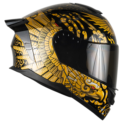 CASCO ZERO KUAUHTLI DORADO Cascos KOV + de motociclista