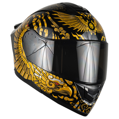 CASCO ZERO KUAUHTLI DORADO Cascos KOV + de motociclista